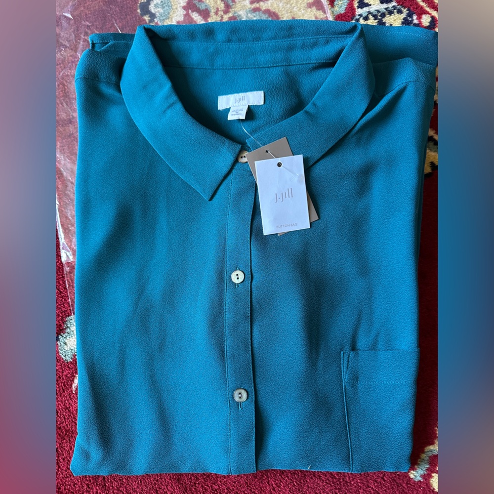 J. Jill Women’s Long Sleeve Button Down, Size 4x